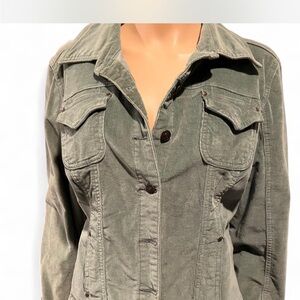 Live a Little Khaki/olive Utility Jacket